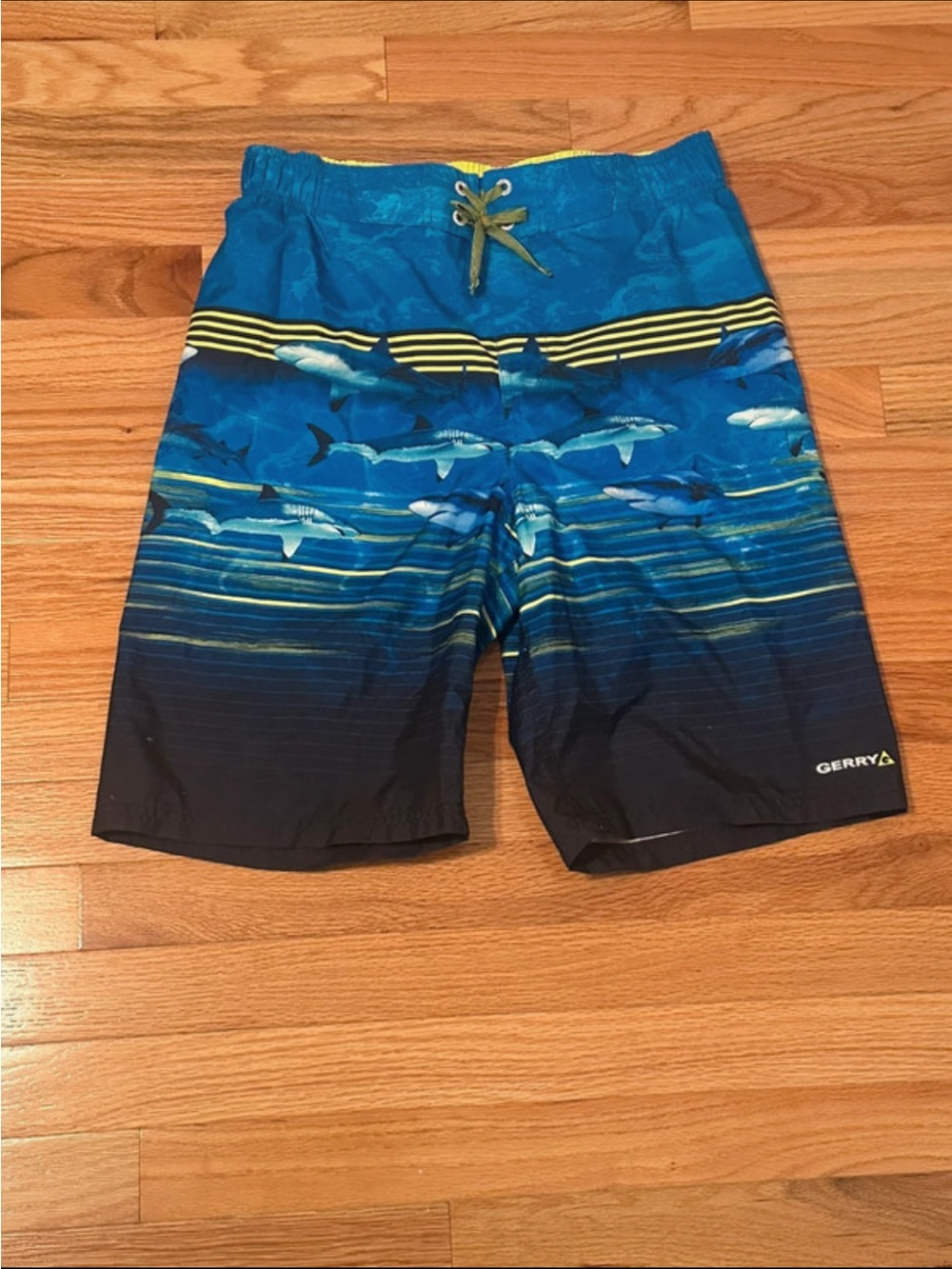 Gerry Weber Blue Shark Print Swim Shorts